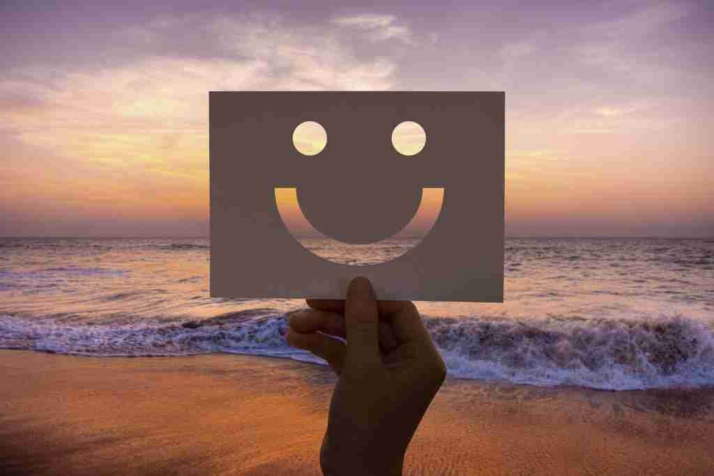 How Our Thoughts Affect Us 3 happines cheerful perforated paper smiley face