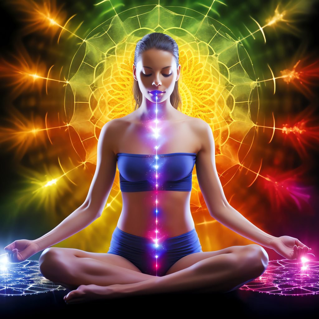 How to Align Your Chakras for More Powerful Manifestation 1 A woman in chakra meditation