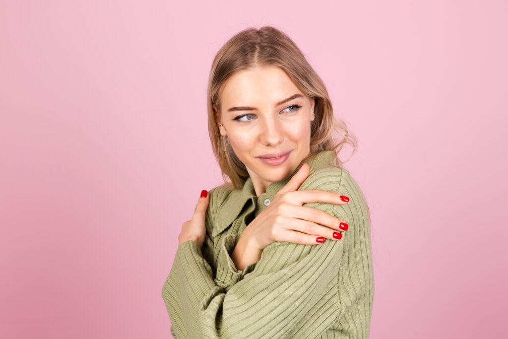 The Impact of Self-Love on Mental Health 1 A woman in a good mental health showing herself self-love