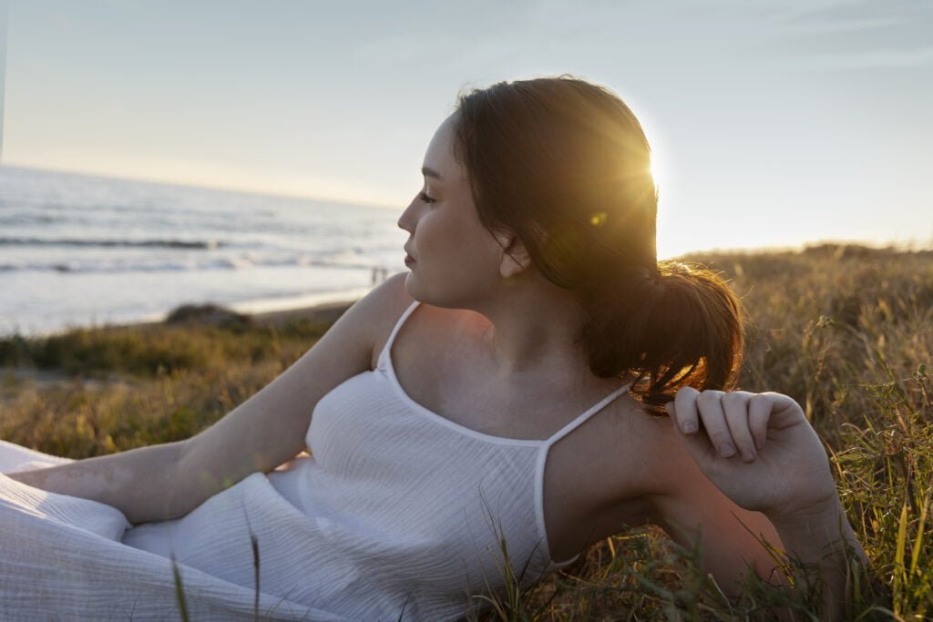 10 Daily Practices to Boost Your Self-Love and Confidence 2 A woman practising self-love and self-care
