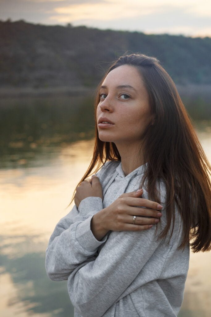 Cultivating Self-Compassion - Steps to Treat Yourself with Kindness 3 A woman giving herself compassion