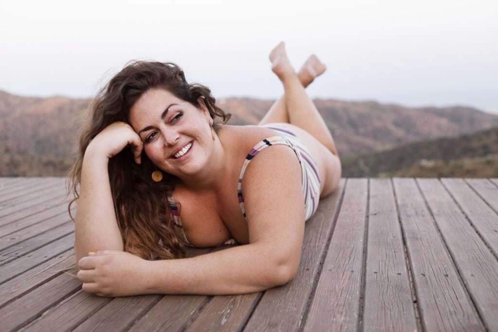 Self-Love and Body Positivity - Embrace Your Unique Beauty 4 A woman with positive body image