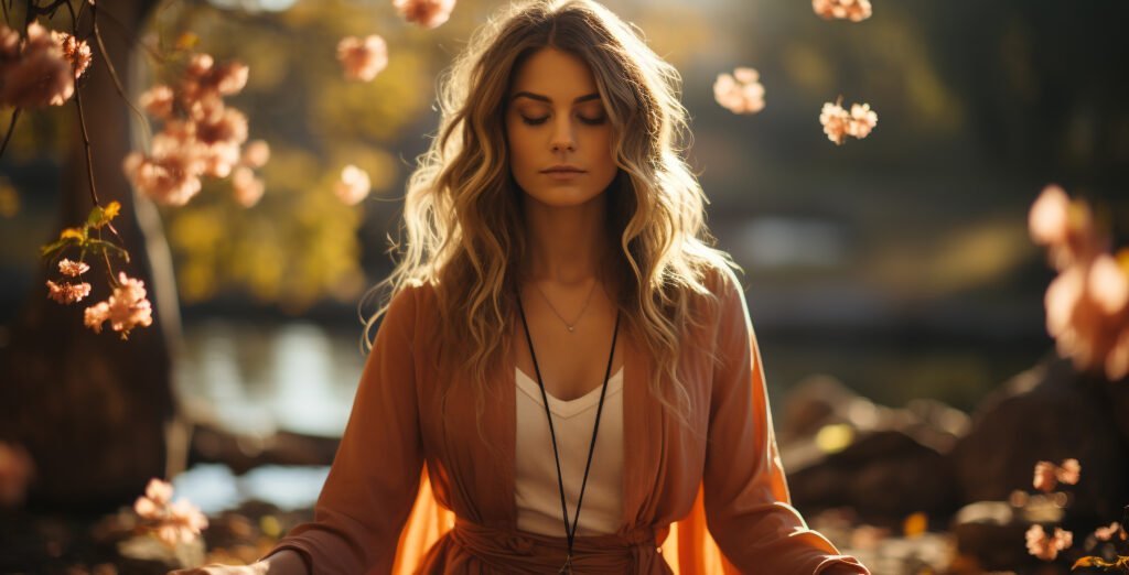 Self-Love and Intuition - Listening to Your Inner Voice 1 A woman listening to her intuition's guidance