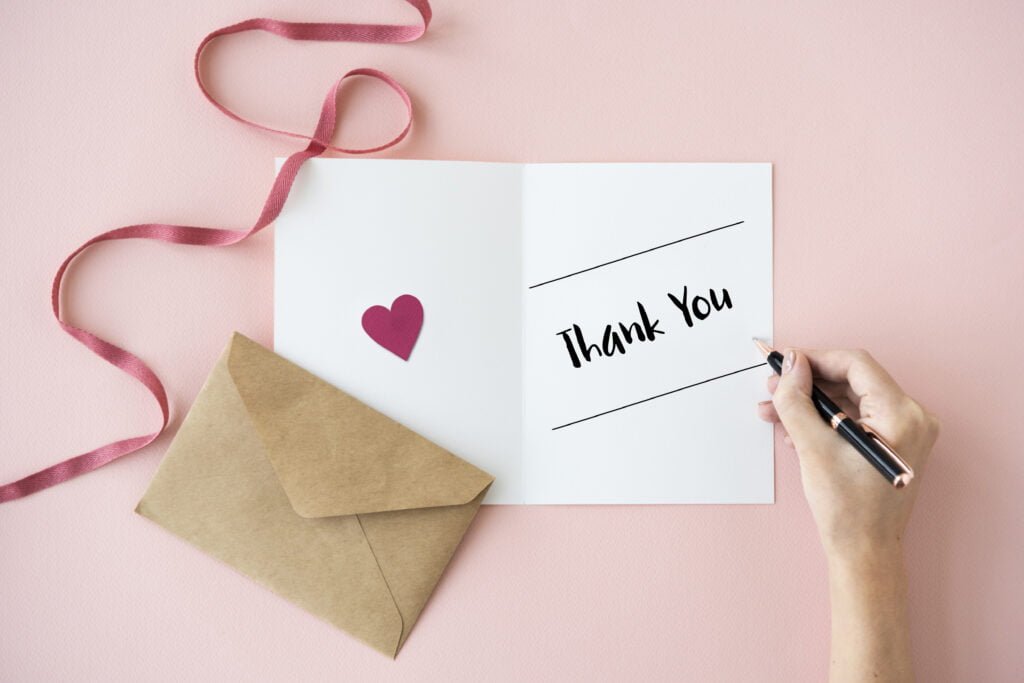 Understanding the Role of Gratitude in the Law of Attraction 2 A thank you card concept