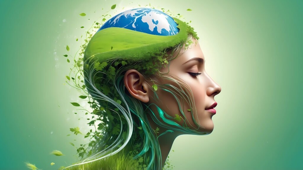 Self-Love and Mindset - How to Shift Your Thinking for Greater Fulfilment 2 Image of a woman with growth mindset AI