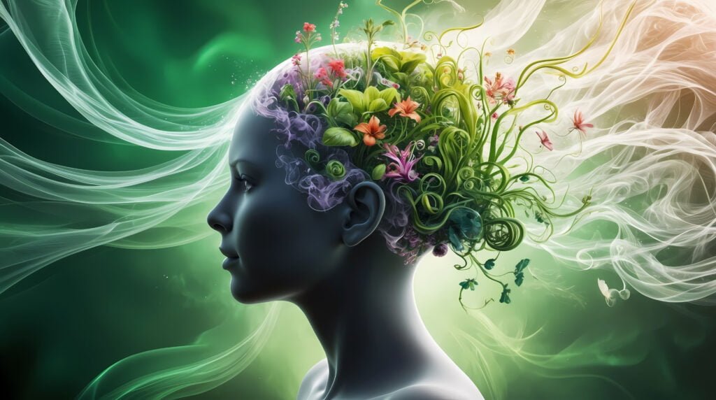 Self-Love and Mindset - How to Shift Your Thinking for Greater Fulfilment 1 Image of a woman with a growth mindset AI