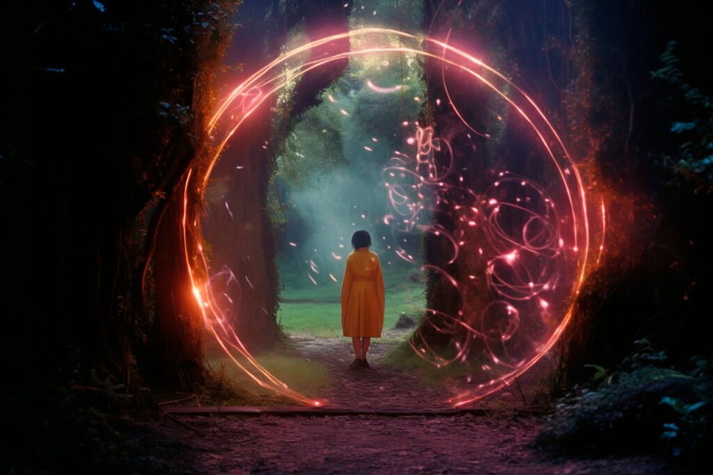 The Role of Meditation in Strengthening Your Manifestation Practice 2 A woman entering into her manifestation