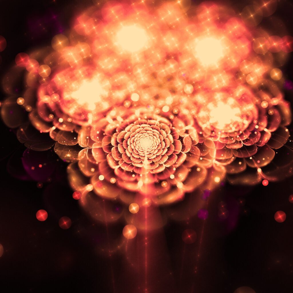 The Law of Attraction in Different Spiritual Traditions - A Comparative Study 3 Flower and flowing energy