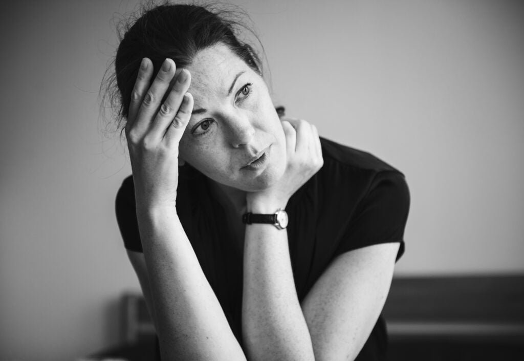 Using the Law of Attraction to Overcome Anxiety and Depression 1 A stressful woman alone in a room