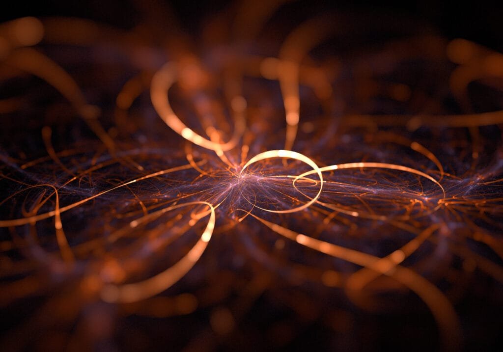The Future of Manifestation - Emerging Trends and Technologies in the Law of Attraction 4 abstract fire style background