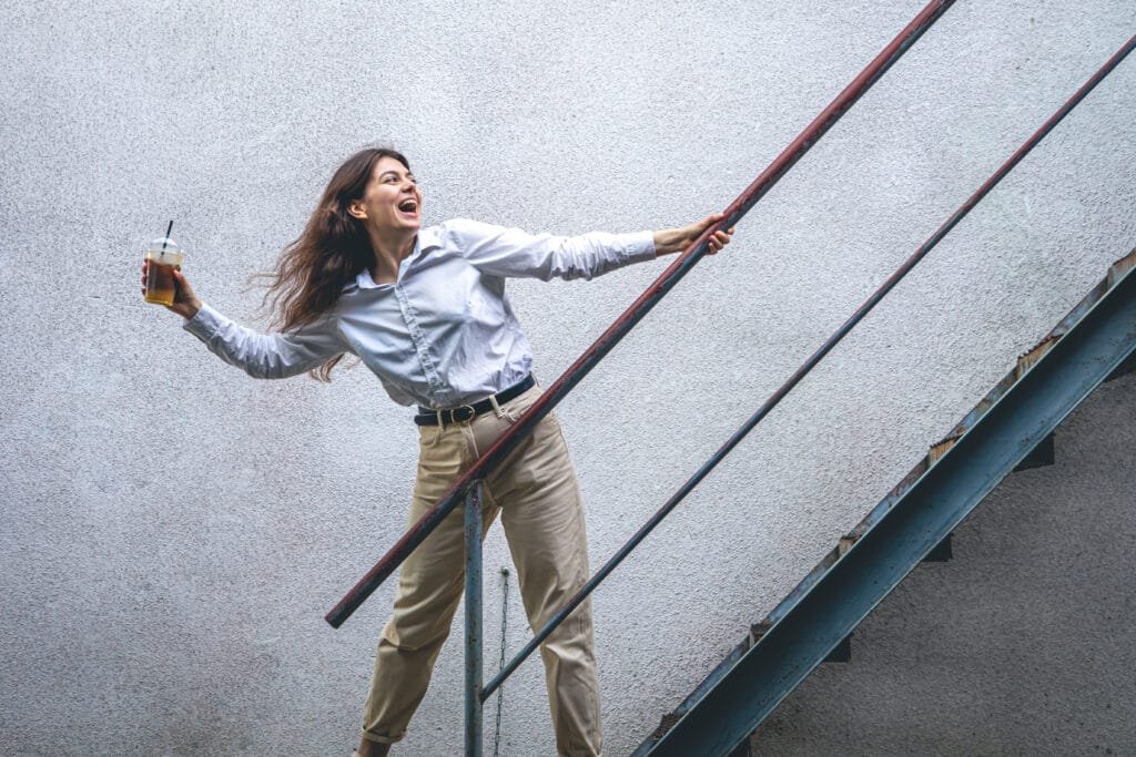 The Role of Physical Action in the Law of Attraction 2 A woman taking physical action towards her goals